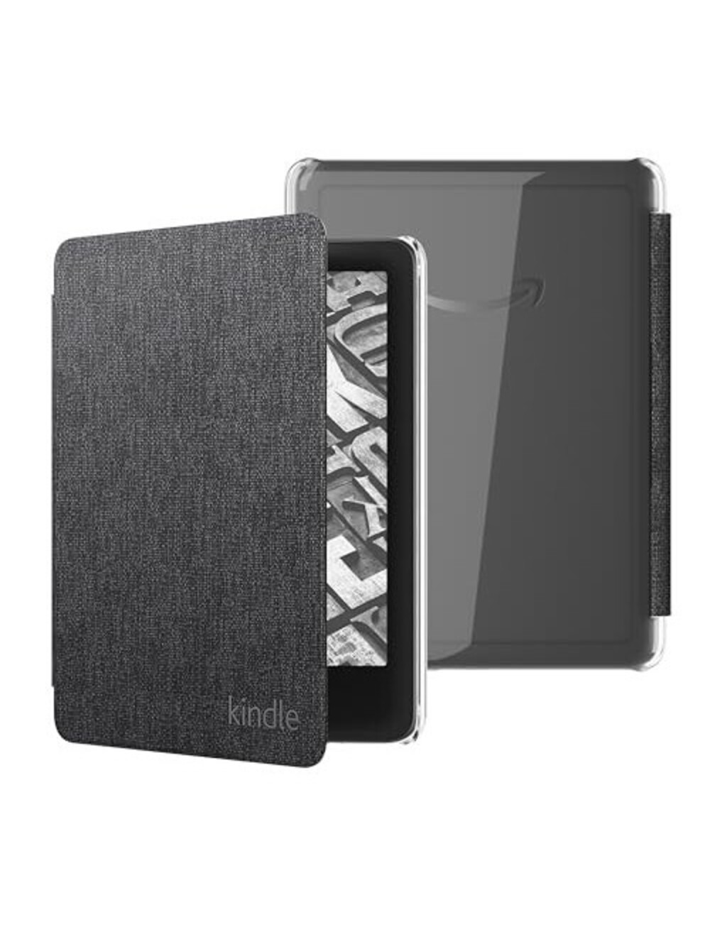 Amazon - Fabric Case with Clear Back for Kindle Paperwhite and Kindle